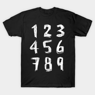 Digits Numbers Numberblocks T-Shirt